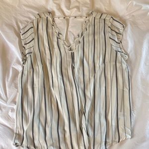Halogen XL striped shirt